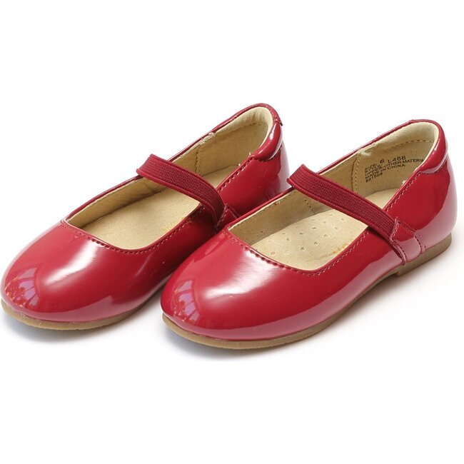 Varina Patent Ballet Flat, Red - L'Amour Shoes | Maisonette
