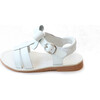 Janie T-Strap Bow Sandal, White - Sandals - 2
