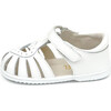 Baby Emmie Open Heart Sandal, White - Sandals - 2