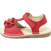 Suzanne T-Strap Sandal, Red - Sandals - 2