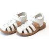 Tate Sporty Fisherman Sandal, White - Sandals - 1 - thumbnail