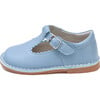 Selina Scalloped T-Strap Stitch Down Mary Jane, Dusty Blue - Mary Janes - 2