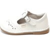 Ruthie T-Strap Stitched Mary Jane, Pearl White - Mary Janes - 2