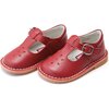 Joy Classic Leather Stitch Down T-Strap Mary Jane, Red - Mary Janes - 1 - thumbnail