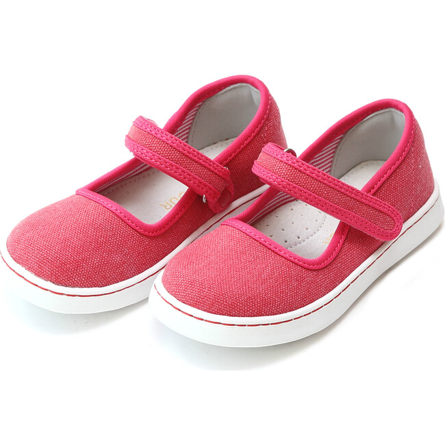 Jenna Canvas Mary Jane, Fuschia - Mary Janes - 1