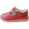 Joy Classic Leather Stitch Down T-Strap Mary Jane, Red - Mary Janes - 2 - thumbnail
