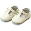 Baby Evie T-Strap Mary Jane, Beige - Mary Janes - 1 - thumbnail