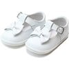 Minnie Bow Leather Mary Jane, White - Mary Janes - 1 - thumbnail