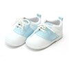Baby Austin Leather Saddle Oxford Shoe, White - Loafers - 1 - thumbnail