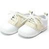 Baby Austin Saddle Oxford Shoe, Beige - Loafers - 1 - thumbnail