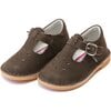 Joy Classic Nubuck Leather Stitch Down T-Strap Mary Jane, Brown - Mary Janes - 1 - thumbnail