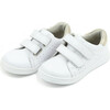 Kenzie Double Velcro Sneaker, White - Sneakers - 1 - thumbnail