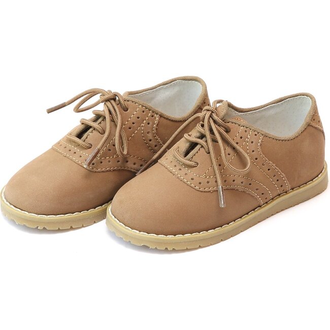 Noah Leather Oxford Shoe, Khaki - Loafers - 1 - zoom