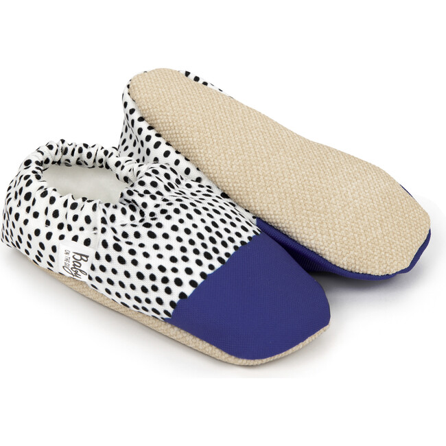 First Steps Slip-On, Polka Blue - Slip Ons - 2