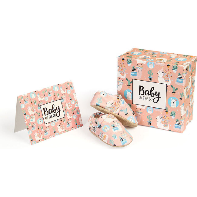First Steps Slip On, Llama Print - Slip Ons - 4