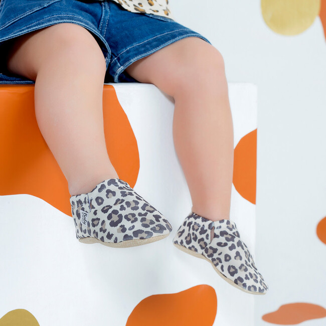 First Steps Slip-On, Leopard - Slip Ons - 5