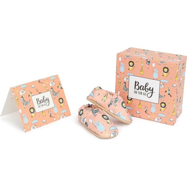 First Steps Slip-On, Zoo - Slip Ons - 4