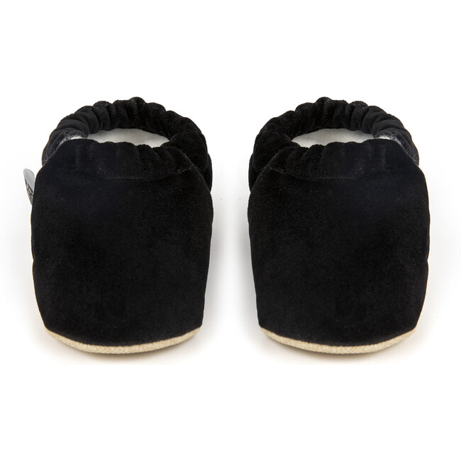 First Steps Slip-On, Black Velvet - Slip Ons - 3