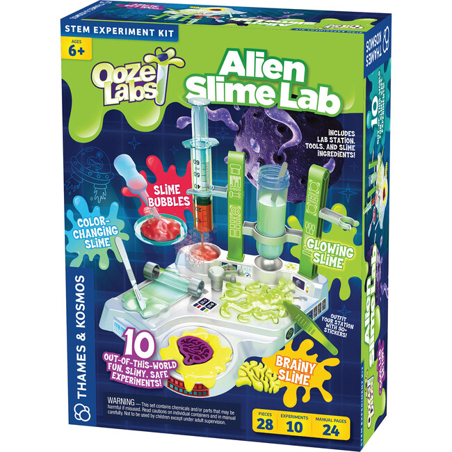 Ooze Labs UFO Alien Slime Lab - STEM Toys - 1