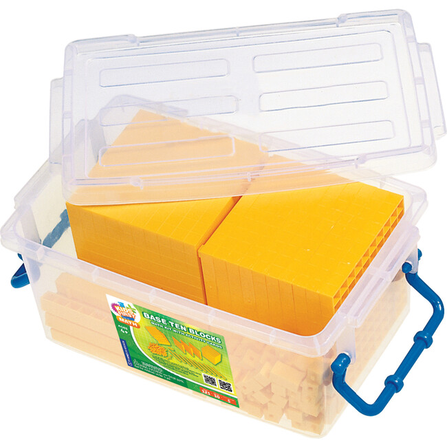 Base Ten Blocks Math Kid with Activity Cards - STEM Toys - 3