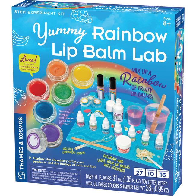 Yummy Rainbow Lip Balm Lab - STEM Toys - 1 - zoom