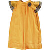 Flower Dress, Orange - Dresses - 1 - thumbnail