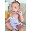 One Piece Trim Detailing, Gingham Purple - One Pieces - 2