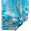 One Piece, Blue Turquoise Gingham - Rompers - 4