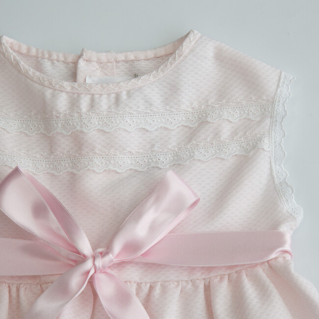 Piqué Gown, Pink - Ceremonial Dresses - 4