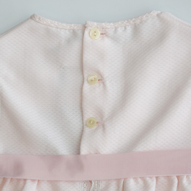 Piqué Gown, Pink - Ceremonial Dresses - 5