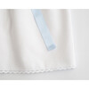 Piqué Gown, White and Blue - Ceremonial Dresses - 7