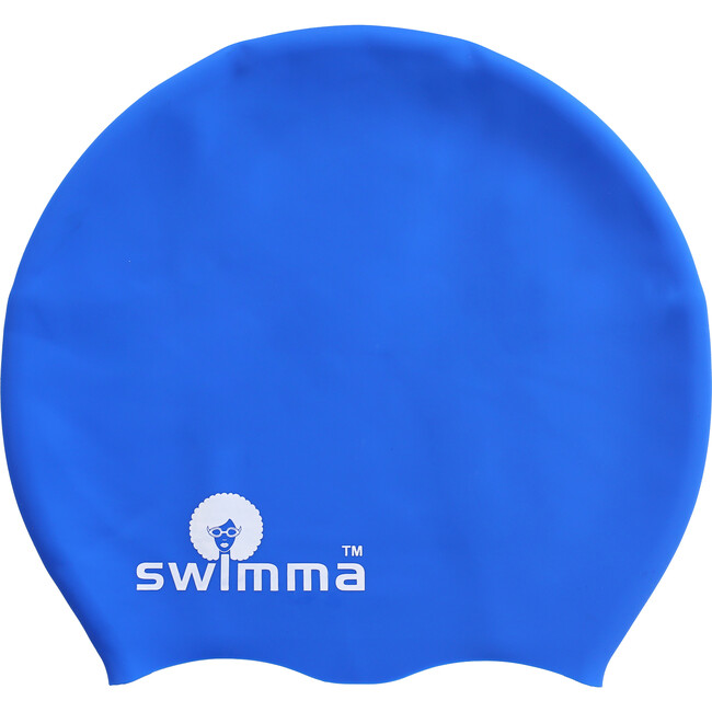 Afro-midi Swimcap, Royal Blue