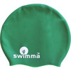 Afro-kids MIDI Swimcap, Green - Swim Caps - 1 - thumbnail