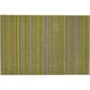 Skinny Stripe Shag Floor Mat, Citron - Rugs - 1 - thumbnail