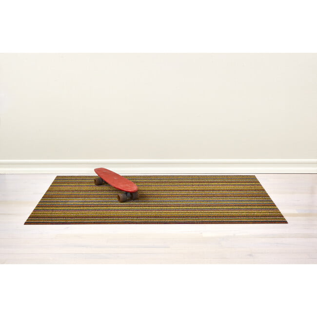 Skinny Stripe Shag Floor Mat, Bright Multi - Rugs - 2