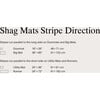 Skinny Stripe Shag Floor Mat, Shadow - Rugs - 7