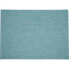 Mini Basketweave Floor Mat, Turquoise - Rugs - 1 - thumbnail