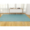 Mini Basketweave Floor Mat, Turquoise - Rugs - 4