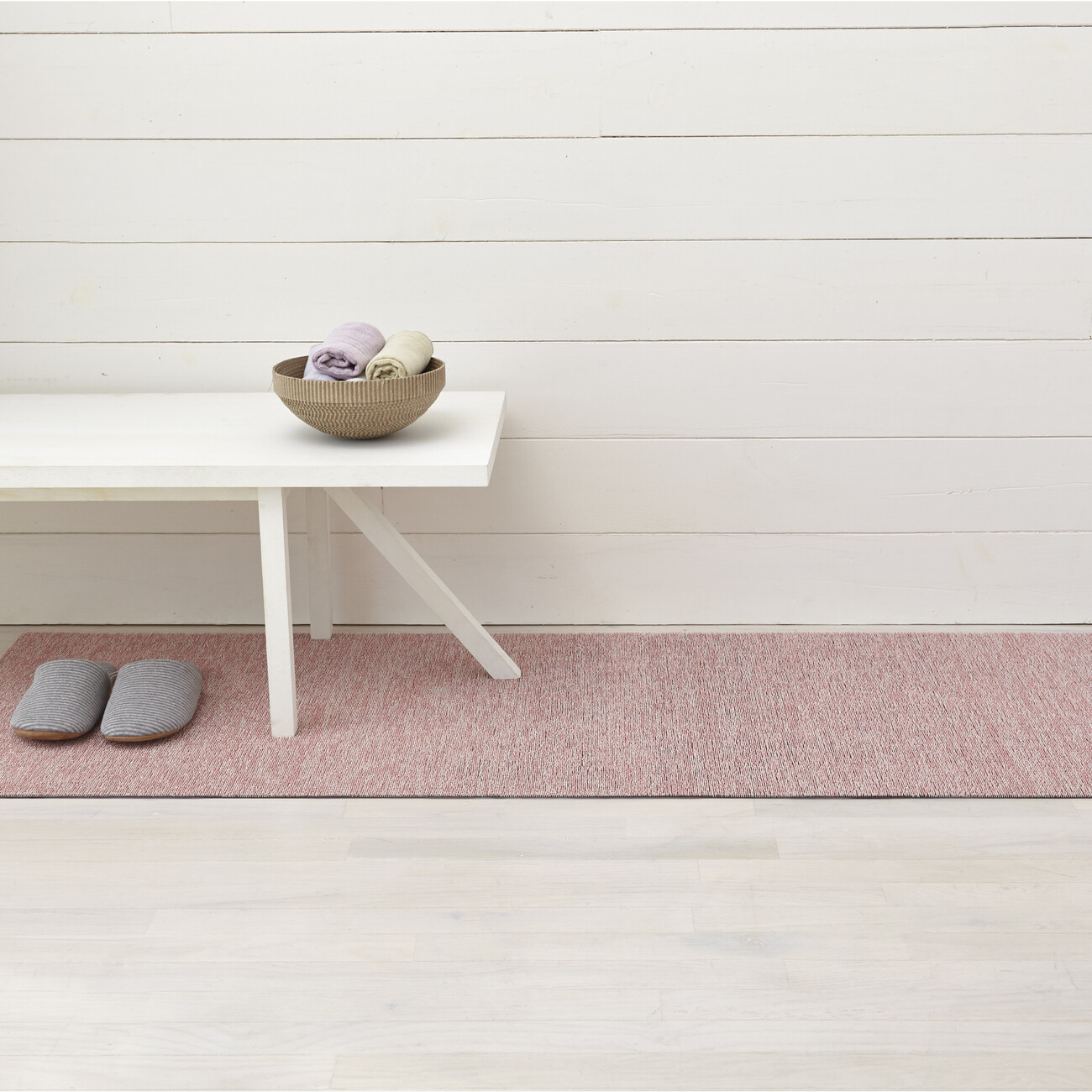 Chilewich Shag Mat Heathered Blush - Available at Grounded