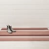 Bold Stripe Shag Floor Mat, Peach - Rugs - 5