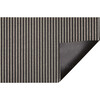 Breton Stripe Shag Floor Mat, Gravel - Rugs - 7 - thumbnail