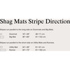 Breton Stripe Shag Floor Mat, Gravel - Rugs - 8 - thumbnail