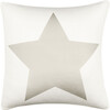 Jr. Decorative Pillow, Grey Star - Decorative Pillows - 1 - thumbnail