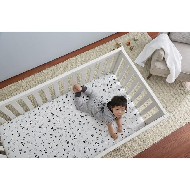 Jr. Crib Sheet, Silly Animals - Crib Sheets - 3