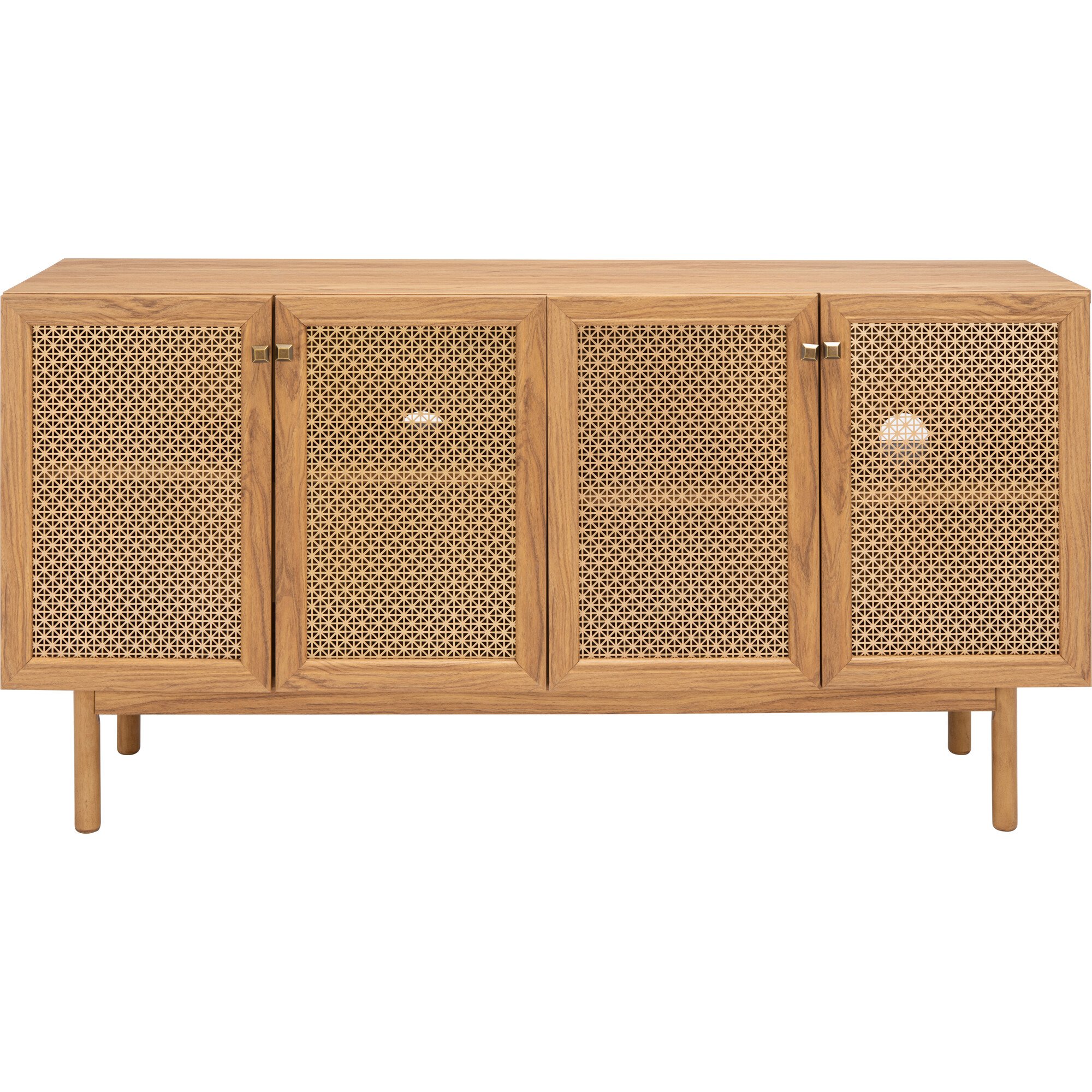 Piran Media Stand, Honey - Accent Tables - 1