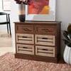 Briar 6-Drawer Storage Unit, Walnut/Sand - Dressers - 2