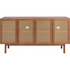 Piran Media Stand, Walnut - Accent Tables - 1 - thumbnail