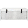Kestin Rattan Storage Trunk, White - Storage - 1 - thumbnail