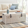 Kestin Rattan Storage Trunk, White - Storage - 2