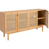 Piran Media Stand, Honey - Accent Tables - 4